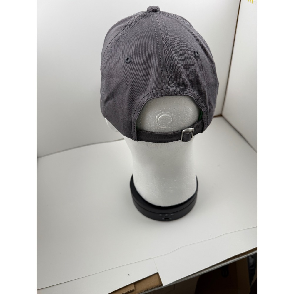 John Deere Gray Baseball Cap Adjustable Hat Embroidered Logo Charcoal Mens OSFM - Picture 3 of 9
